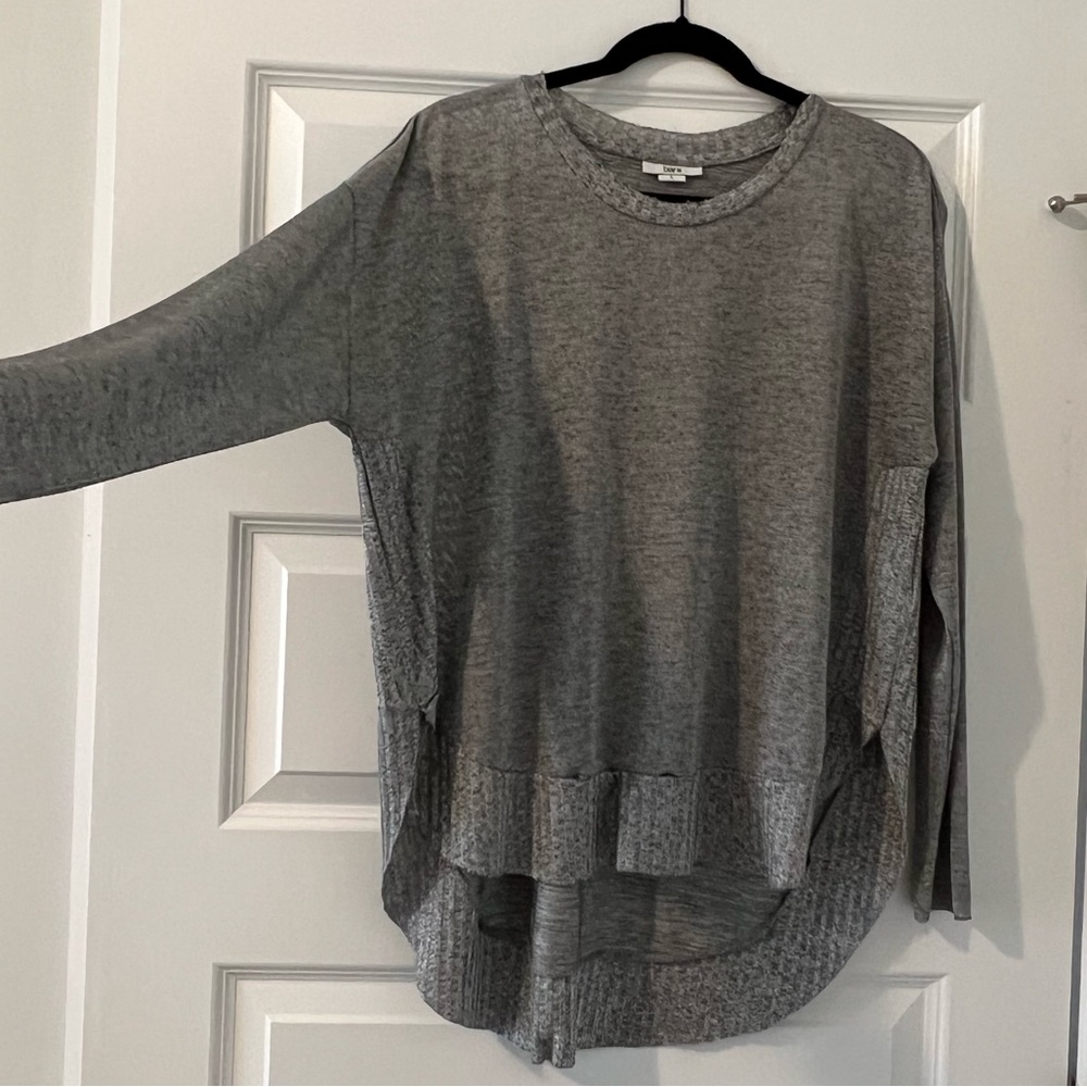 Silver High Low Sweater
